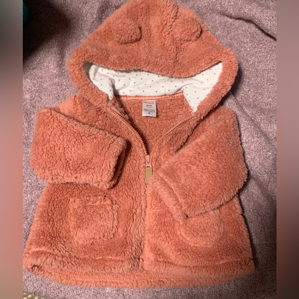 Carter’s infant zip up sweater with hood